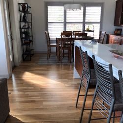 Four Corners Home - Shelving and bar stools