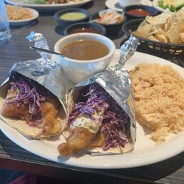 Grilled Fish Tacos Lunch