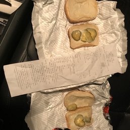 See no chicken just mayo and pickles!Pretty insane. See no chicken just mayo and pickles!Pretty insane.