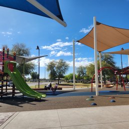 Partially covered playground Partially covered playground