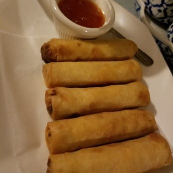 Bua Thai - Vegetarian eggrolls. Yummy! - Thai Near Me - Poway, California Bua Thai - Vegetarian eggrolls. Yummy! - Thai Near Me - Poway, California