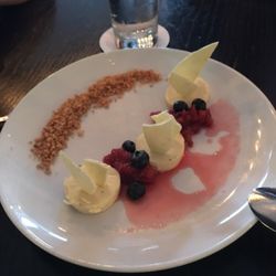 The Root - Th Root's deconstructed goat cheese cheesecake