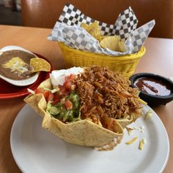 Tequila Burrito Bar - Chicken taco salad
