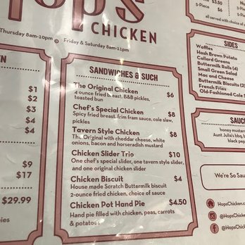 Hop's Chicken - New American Near Me - Atlanta, Georgia Hop's Chicken - New American Near Me - Atlanta, Georgia