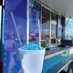 Bluebonnet Shaved Ice - Cotton candy flat top