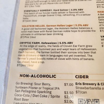 Menu photo 1 Midwest Coast Brewing Chicago, IL Menu photo 1 Midwest Coast Brewing Chicago, IL