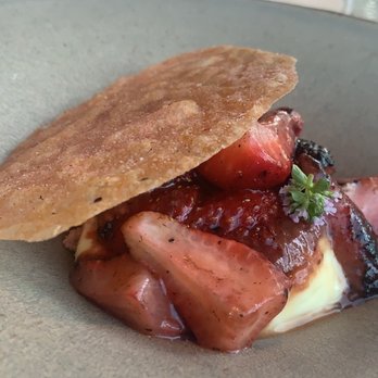 Meridian - Grilled strawberries - New American Near Me - Dallas, Texas Meridian - Grilled strawberries - New American Near Me - Dallas, Texas