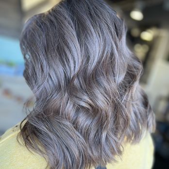 The Hair Studio - I wanted to blend in my grays. And it came out awesome all thanks to Jasmine - Hair Salons Near Me - Fontana, California The Hair Studio - I wanted to blend in my grays. And it came out awesome all thanks to Jasmine - Hair Salons Near Me - Fontana, California