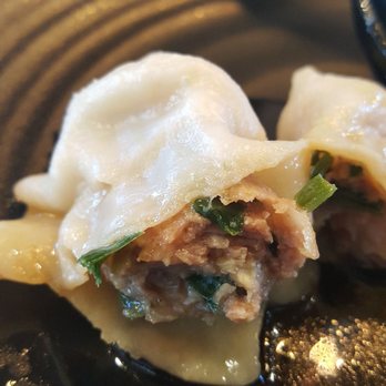 Dough Zone Dumpling House - Seattle ID - Inside a P&S boiled dumpling (9/1/19) - Shanghainese Near Me - Seattle, Washington Dough Zone Dumpling House - Seattle ID - Inside a P&S boiled dumpling (9/1/19) - Shanghainese Near Me - Seattle, Washington