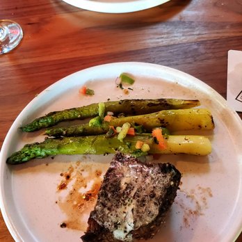 The Ranch - 10oz filet mignon with asparagus - Steakhouses Near Me - Irving, Texas