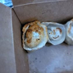 BigNorm - Goon Mandu/Pan-fried dumplings. 4 for $6. Smaller than most but tasty Beef/Pork mix or kimchi. Nice thin wrapper