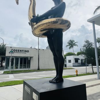 Flamingo Girl - Public Art Near Me - Miami, Florida Flamingo Girl - Public Art Near Me - Miami, Florida
