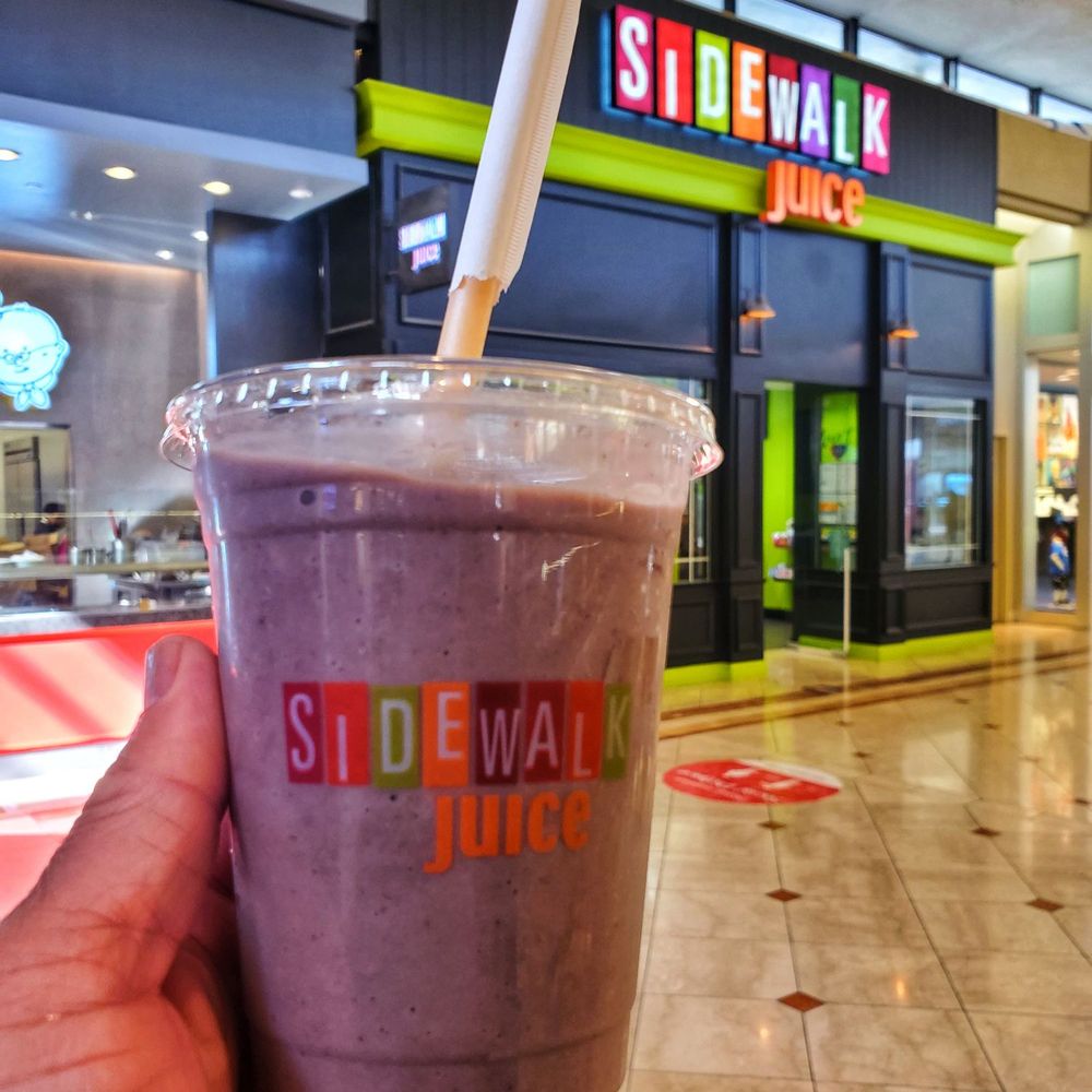Sidewalk Juice - Banana Acai($8)- almond milk, acai, ice, non fat frozen yogurt - Juice Bars & Smoothies Near Me - Daly City, California Sidewalk Juice - Banana Acai($8)- almond milk, acai, ice, non fat frozen yogurt - Juice Bars & Smoothies Near Me - Daly City, California