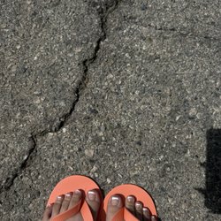 AV Fashion Nails - a french tip pedi