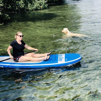 Rainbow Park - Doggy paddle over human paddle board! Woof - Parks Near Me - Whistler, British Columbia