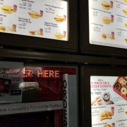 Drive-thru menu