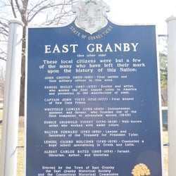East Granby Historical Marker
