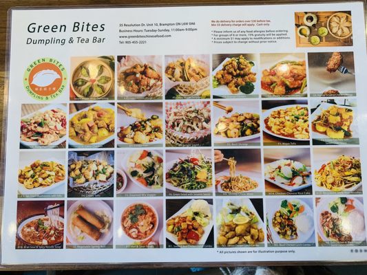 Menu photo 1 Green Bites Dumpling & Tea Bar Brampton, ON