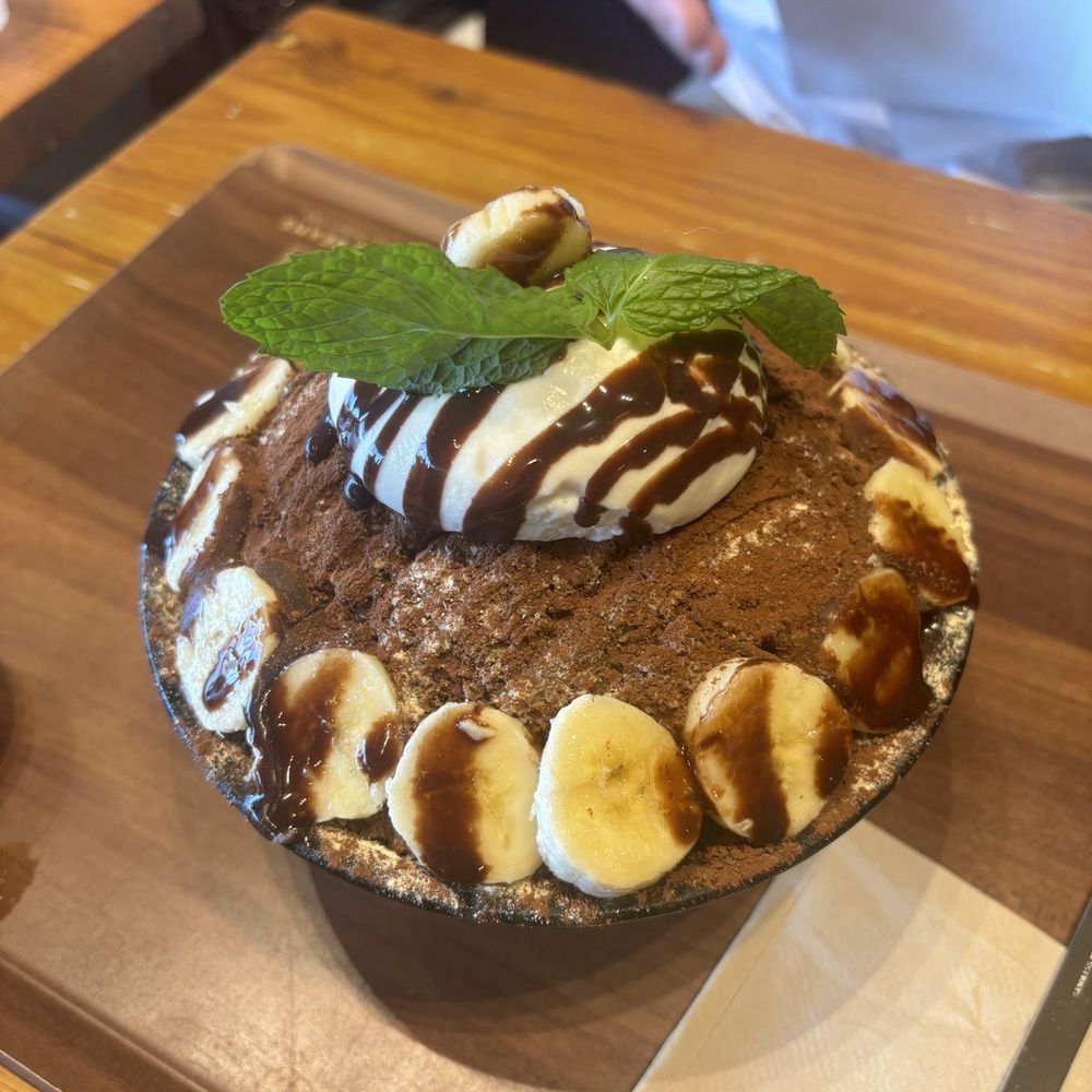 Sul & Beans - Chocolate banana bingsoo - Shaved Ice Near Me - San Diego, California Sul & Beans - Chocolate banana bingsoo - Shaved Ice Near Me - San Diego, California