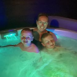 Coastal Spas - Color changing lights can be customized to your individual likes.