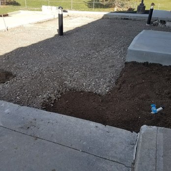 Picasso Lawn & Landscape - a view of a patio being built - Landscaping Near Me - Fishers, Indiana Picasso Lawn & Landscape - a view of a patio being built - Landscaping Near Me - Fishers, Indiana