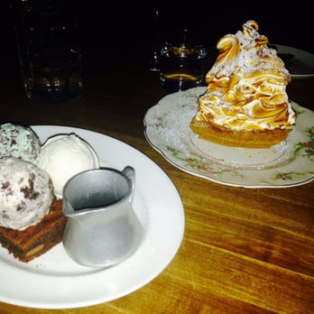 Gilt Bar - Brownies and lemon meringue pie - New American Near Me - Chicago, Illinois