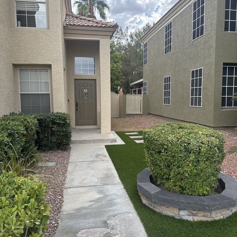 Big Bully Turf - side yard - Landscaping Near Me - Henderson, Nevada