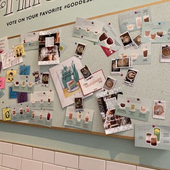 Goddess and the Baker, 181 W Madison - Board with their specials, and the latte art throwdown - Breakfast & Brunch Near Me - Chicago, Illinois Goddess and the Baker, 181 W Madison - Board with their specials, and the latte art throwdown - Breakfast & Brunch Near Me - Chicago, Illinois