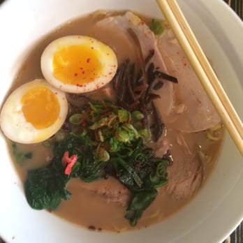 Ani Ramen House - Ani Ramen - Happy Place! - Char siu, pork belly, wood ear mushroom, spinach and scallion with soft boiled egg - Ramen Near Me - Montclair, New Jersey Ani Ramen House - Ani Ramen - Happy Place! - Char siu, pork belly, wood ear mushroom, spinach and scallion with soft boiled egg - Ramen Near Me - Montclair, New Jersey