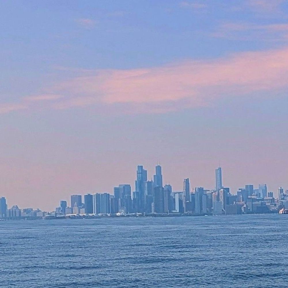 Hart City Scuba - Chicago skyline from Double Action Dive Charter's Seaquest-II  on a fantastic trip ran by Greg Stone of Hart City Scuba September 10, 2023 - Scuba Diving Near Me - Elkhart, Indiana
