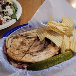 The Spot Hometown Deli - Reuben sandwich -- didn't look like much but tasted great!