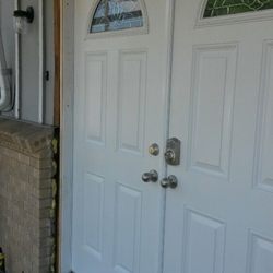 Clifford's Custom Remodeling - In process new front double door install