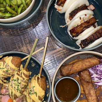 Modita - Edamame, Korean Corn Dogs, Bao Buns (4), Eggrolls (2) - Sushi Bars Near Me - Indianapolis, Indiana