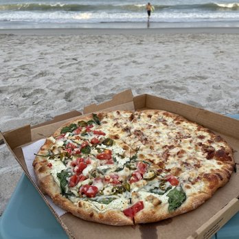 321 Go Pizza - Half Chicken bacon ranch, half make your own. - Salad Near Me - Satellite Beach, Florida 321 Go Pizza - Half Chicken bacon ranch, half make your own. - Salad Near Me - Satellite Beach, Florida