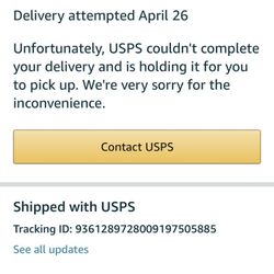 United States Postal Service - Shipping status