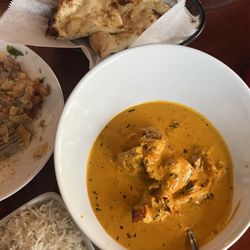 Zaiqa Kabob & Grill - Garlic Naan , Butter Chicken,  Chana Papri Chat