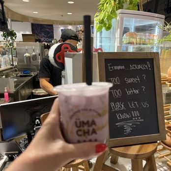 Umacha - UMACHA GREEN TEA NON-DAIRY 70% LESS SUGAR - Bubble Tea Near Me - Costa Mesa, California Umacha - UMACHA GREEN TEA NON-DAIRY 70% LESS SUGAR - Bubble Tea Near Me - Costa Mesa, California