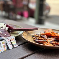 Swingin' Door Exchange - Carrots and Grilled Beets!! Delicious