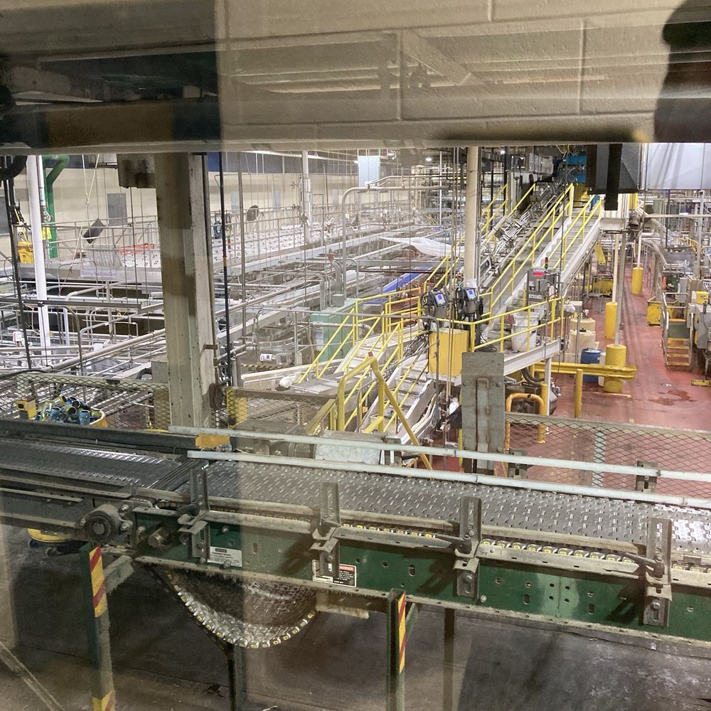 Miller Brewery Tour - Packaging assembly line building - Beer Tours Near Me - Milwaukee, Wisconsin
