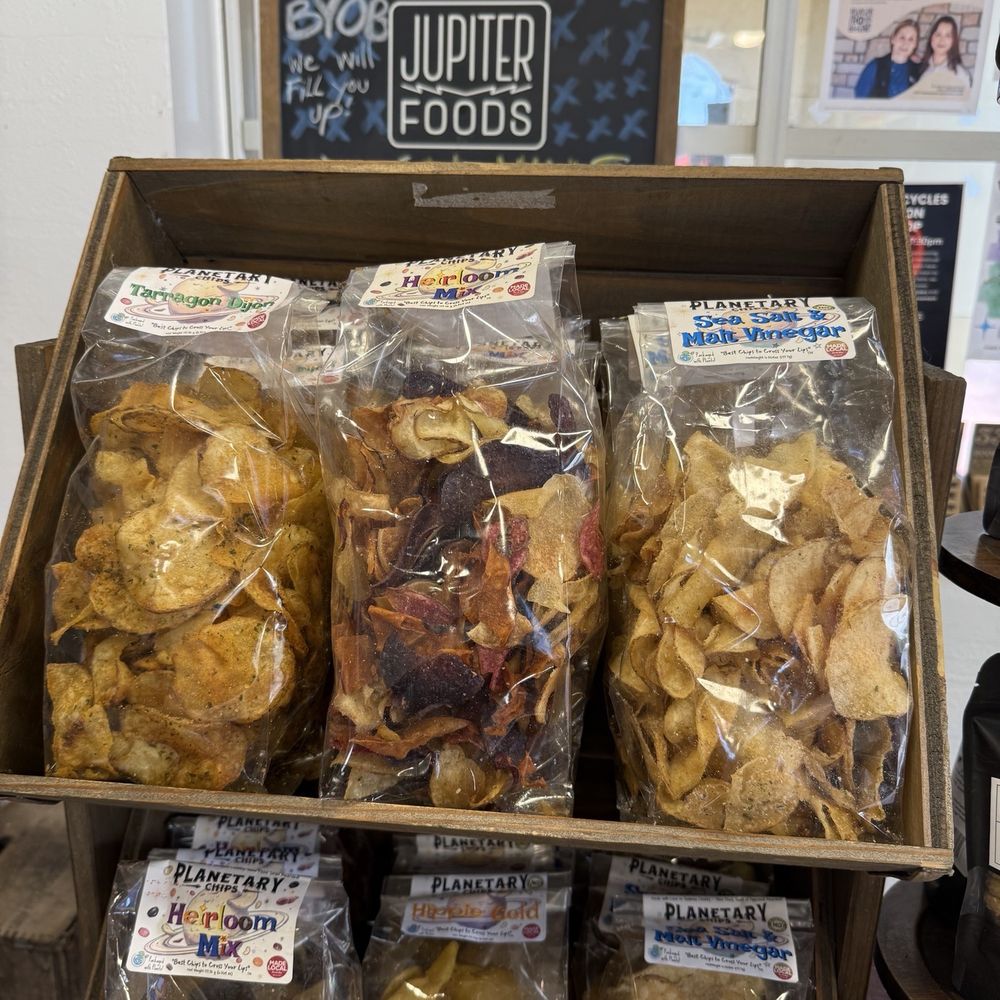 Jupiter Foods - Amazing organic local potato chips available. All the flavors are amazing. - Grocery Near Me - Petaluma, California Jupiter Foods - Amazing organic local potato chips available. All the flavors are amazing. - Grocery Near Me - Petaluma, California