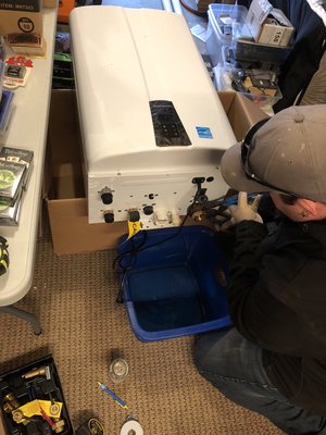 tankless water heater installation - Yup Tankless too!