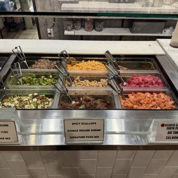 Go Fish Poke Bar - Poke selection - Japanese Near Me - San Jose, California