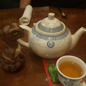 China Cottage - Bob the Raptor Says "Tea in an acctual pot!" - Chinese Near Me - Dayton, Ohio China Cottage - Bob the Raptor Says "Tea in an acctual pot!" - Chinese Near Me - Dayton, Ohio