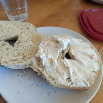 Bagel World Bakery & Deli - Poppy seed and lox spread (very good) - Bakeries Near Me - Reading, Massachusetts
