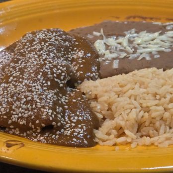 Corralejo Mexican Grill - Chicken Enchilada with mole sauce - Mexican Near Me - DODGEVILLE, Wisconsin