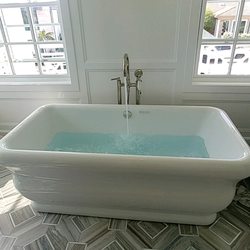 Pop's Family Plumbing - Free standing tub install