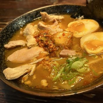 Hakata Ramen + Bar - Kimchi ramen with chicken - Ramen Near Me - London, XGL