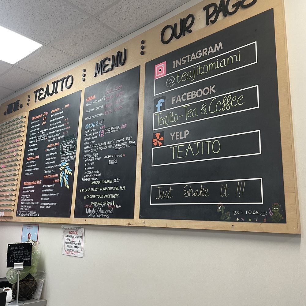 TeaJito - Menu - Bubble Tea Near Me - Miami, Florida TeaJito - Menu - Bubble Tea Near Me - Miami, Florida