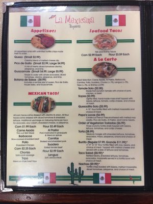 Menu photo 8 La Mexicana Hattiesburg, MS