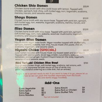 Ramen By Uzu - Menu again - Ramen Near Me - Washington, DC, District of Columbia Ramen By Uzu - Menu again - Ramen Near Me - Washington, DC, District of Columbia